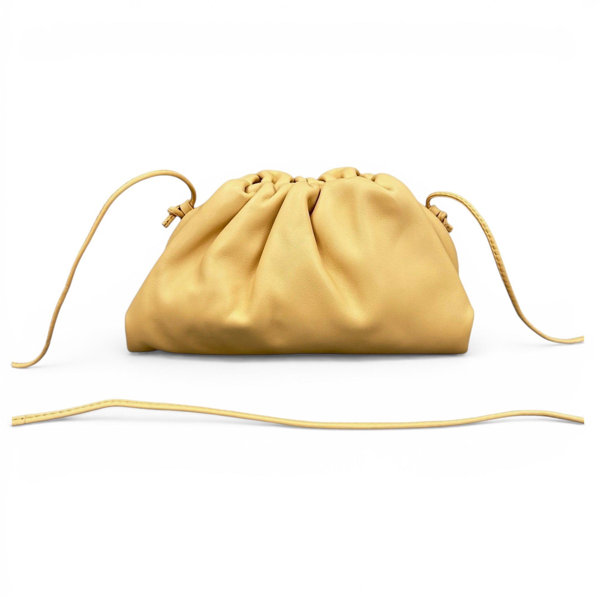 Pouch leather handbag