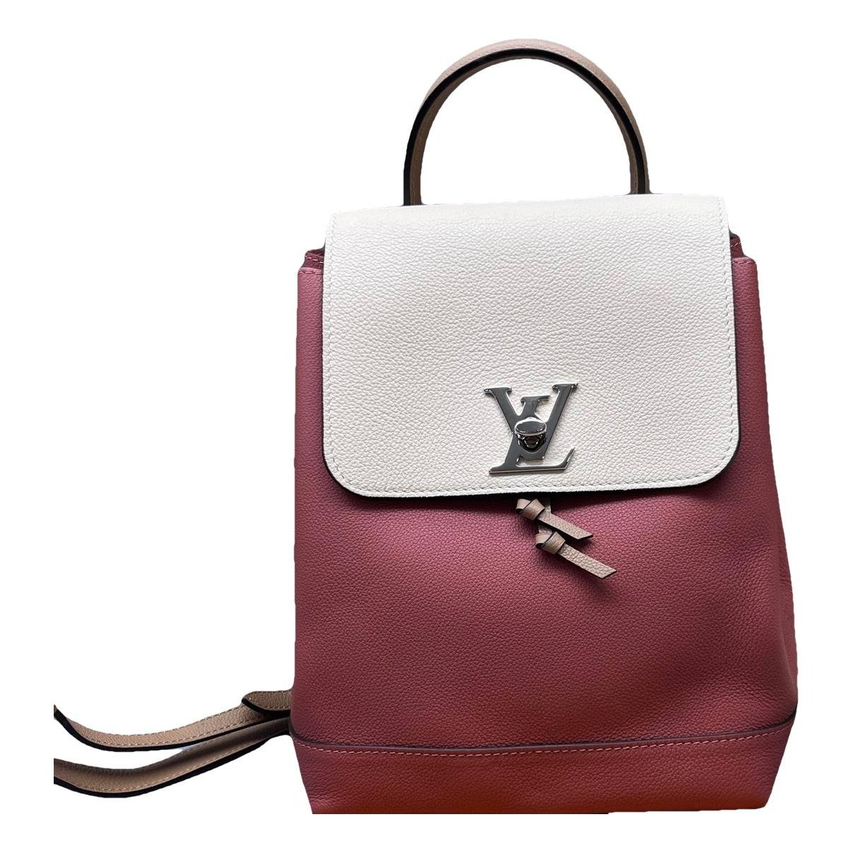 Lockme leather backpack