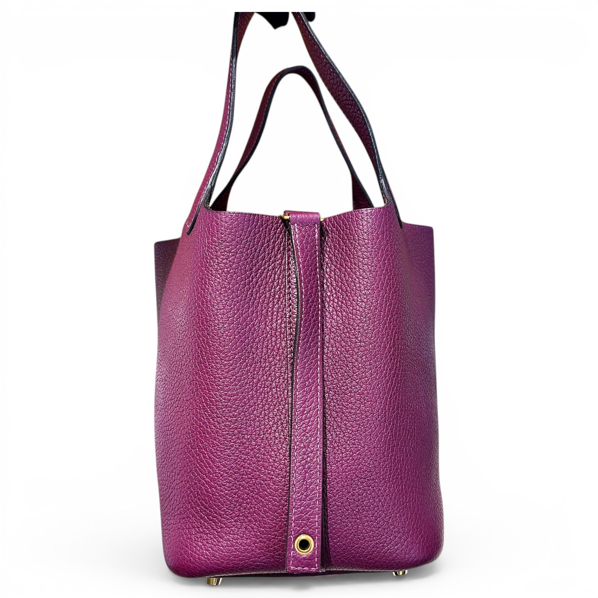 Picotin leather handbag