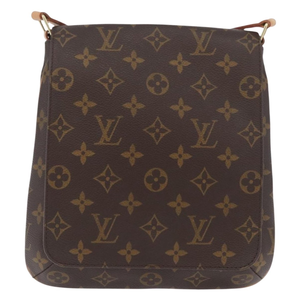 Musette leather handbag