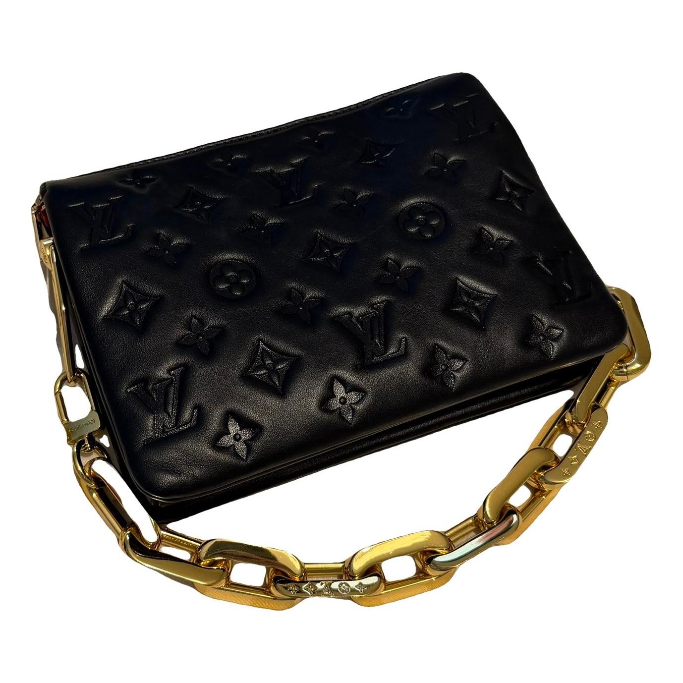Coussin leather handbag