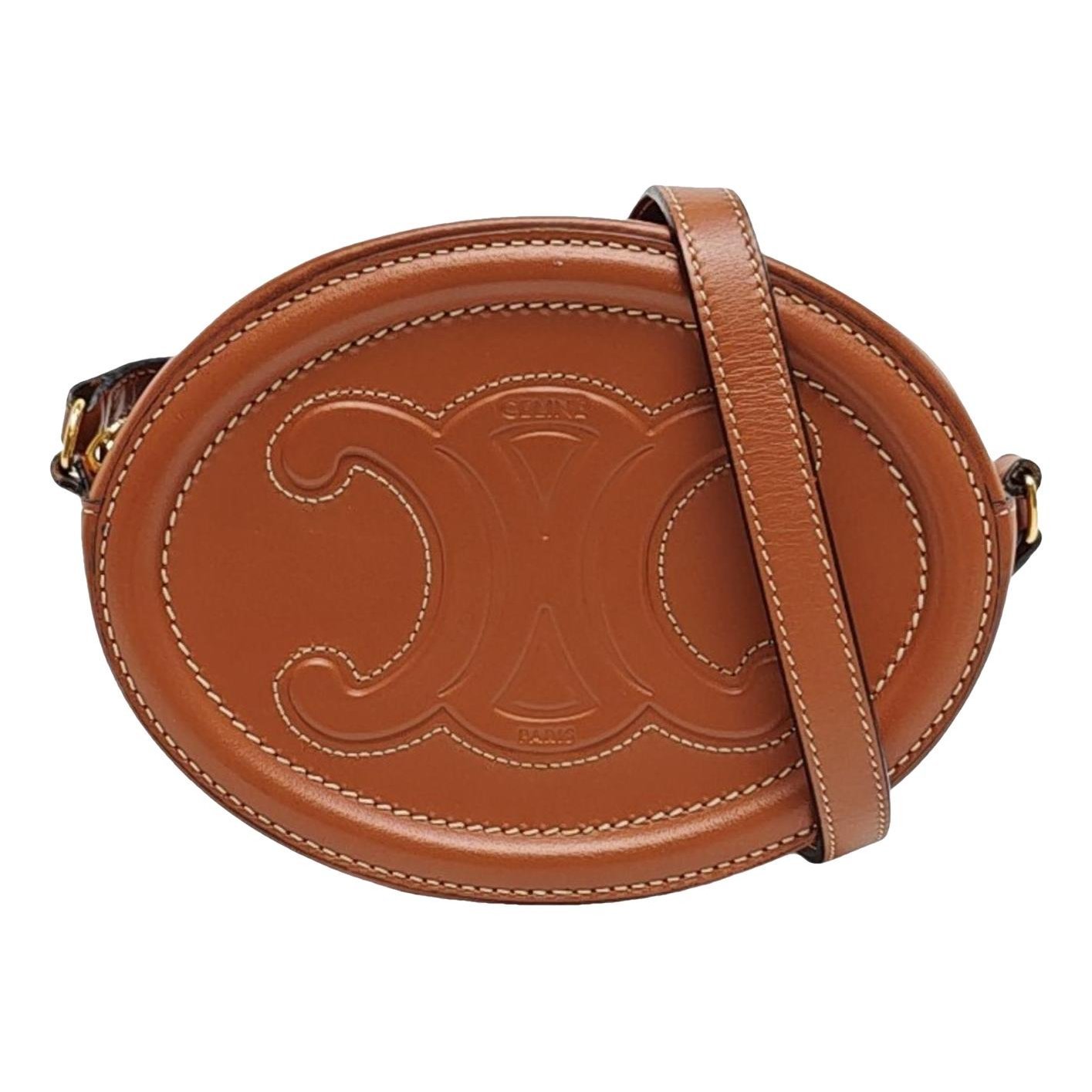 Triomphe leather handbag