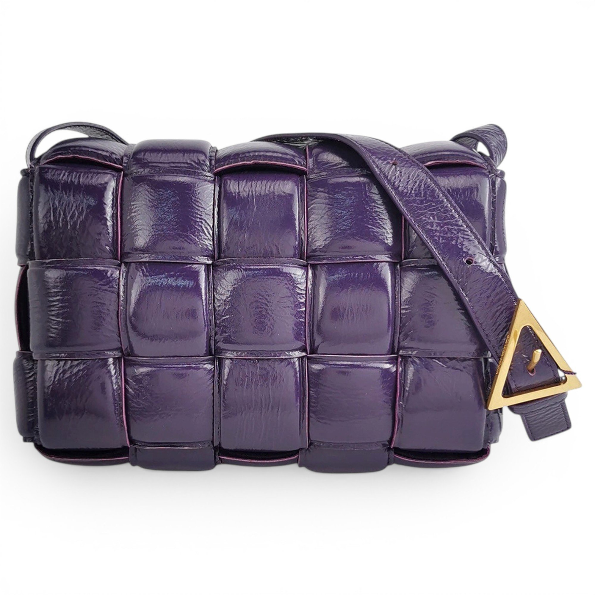 Cassette leather handbag