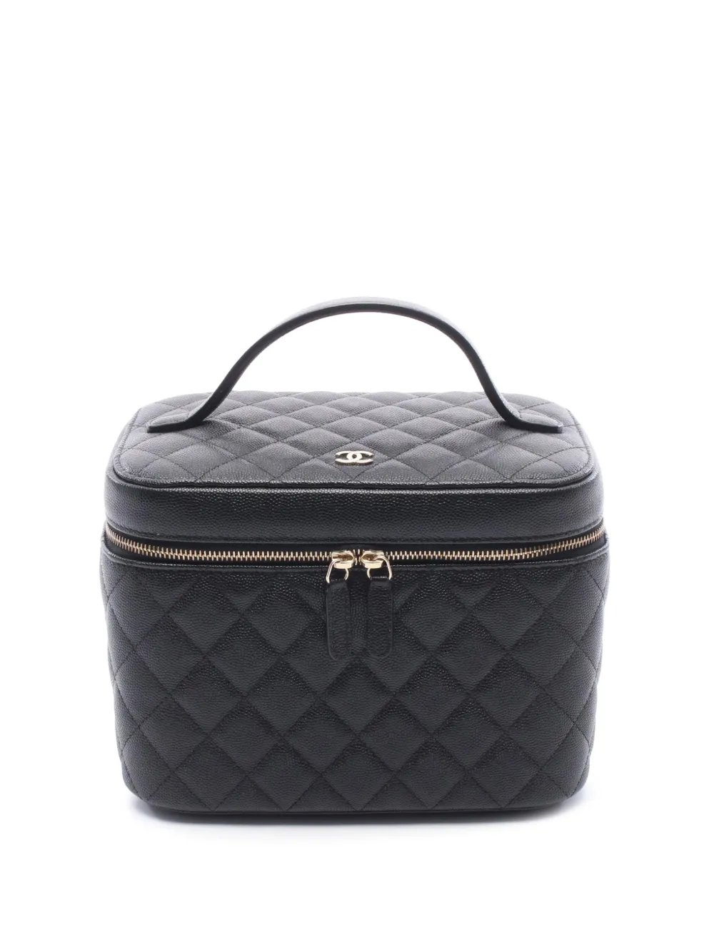 2018-2019 CC Quilted Caviar vanity bag
