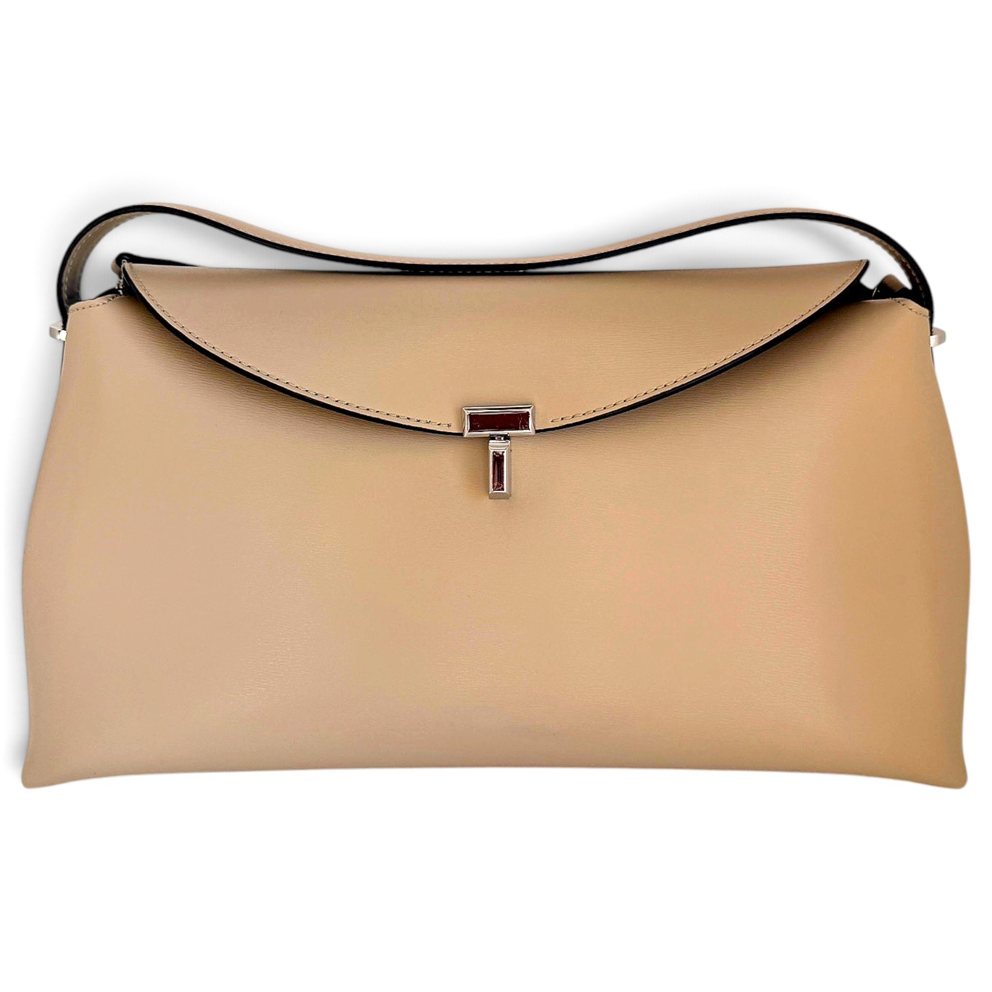 Toteme T-Lock leather handbag