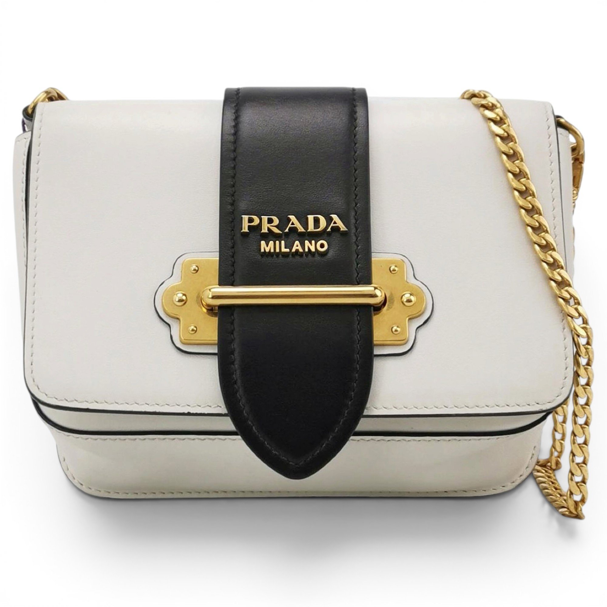 Cahier leather handbag