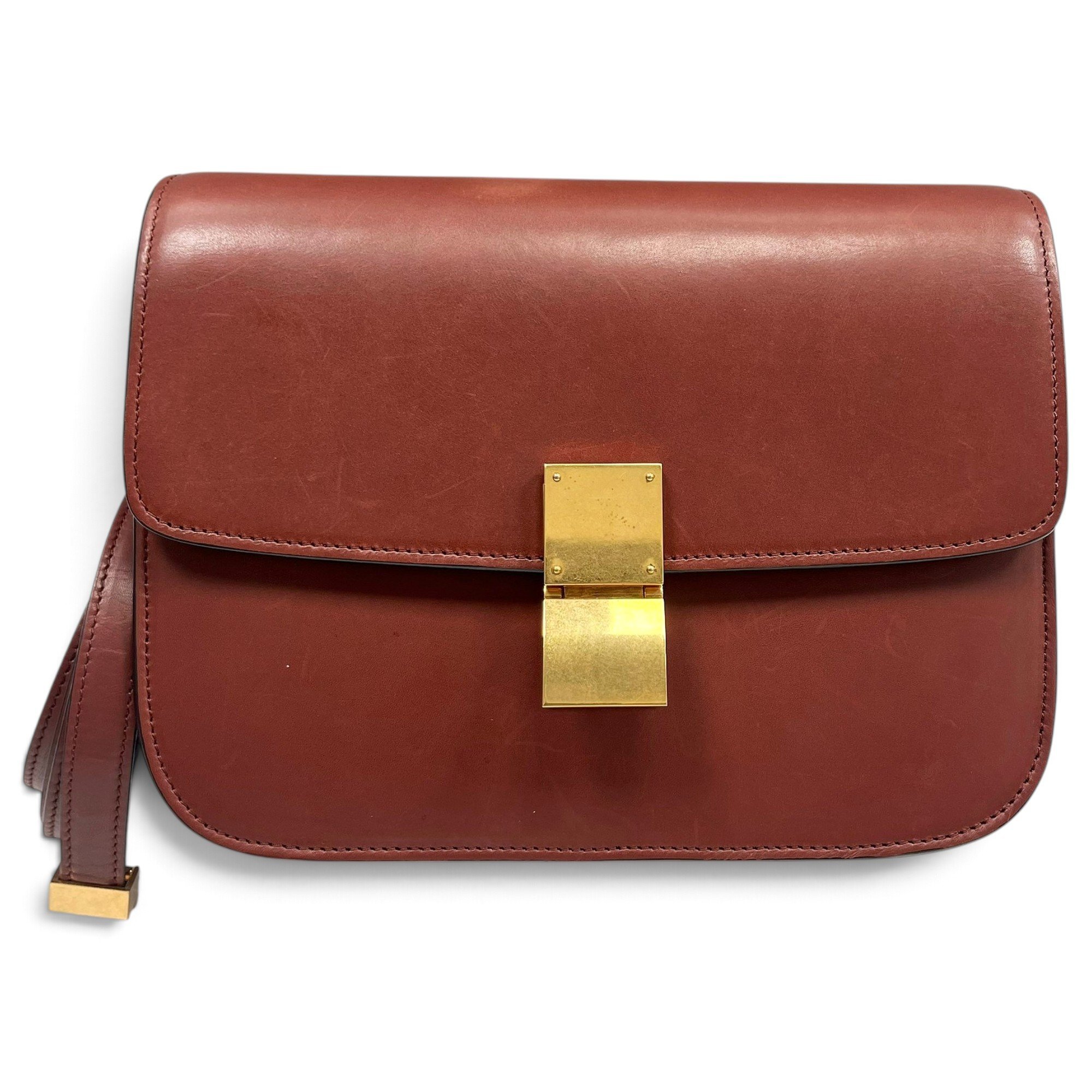 Classic leather handbag