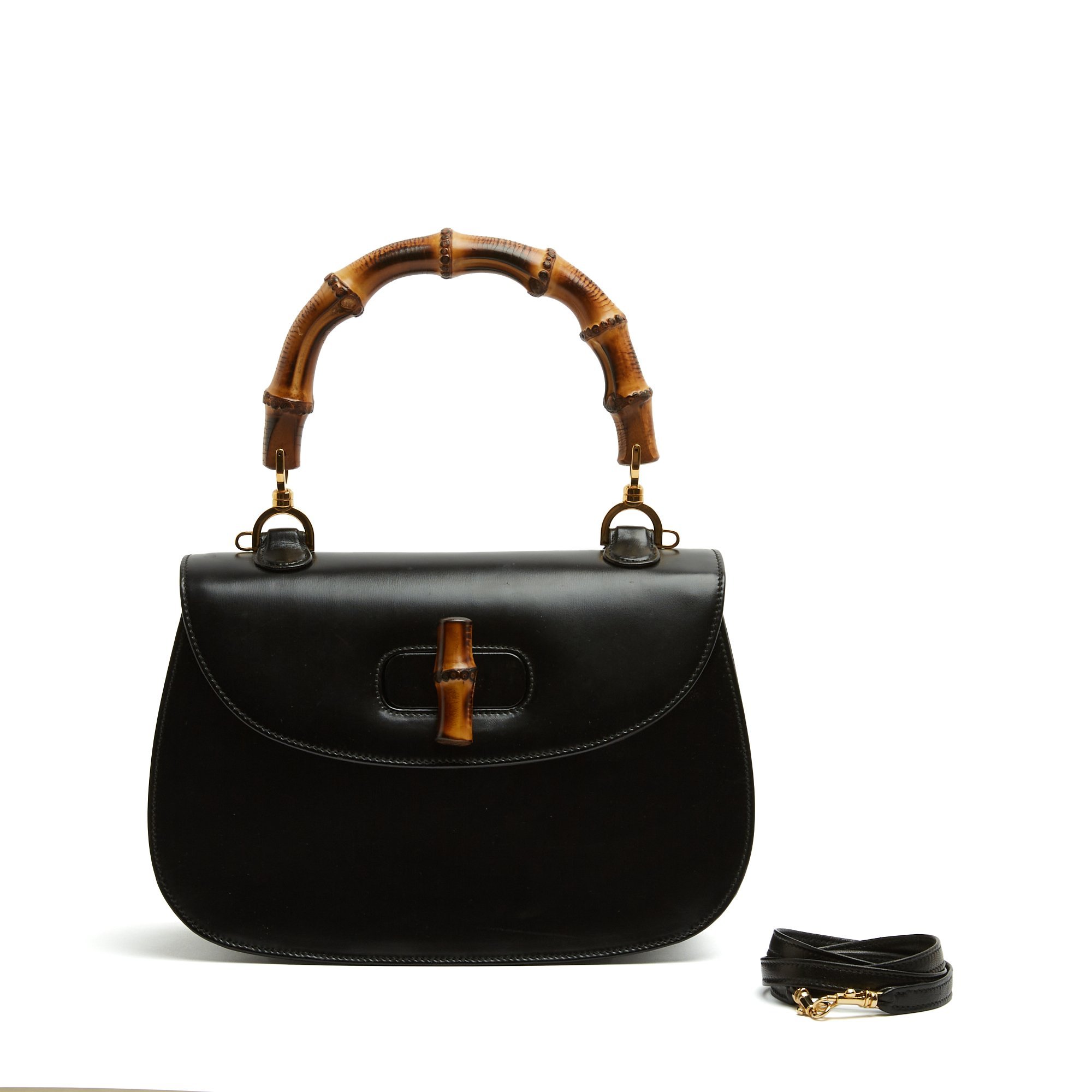 Bamboo leather handbag
