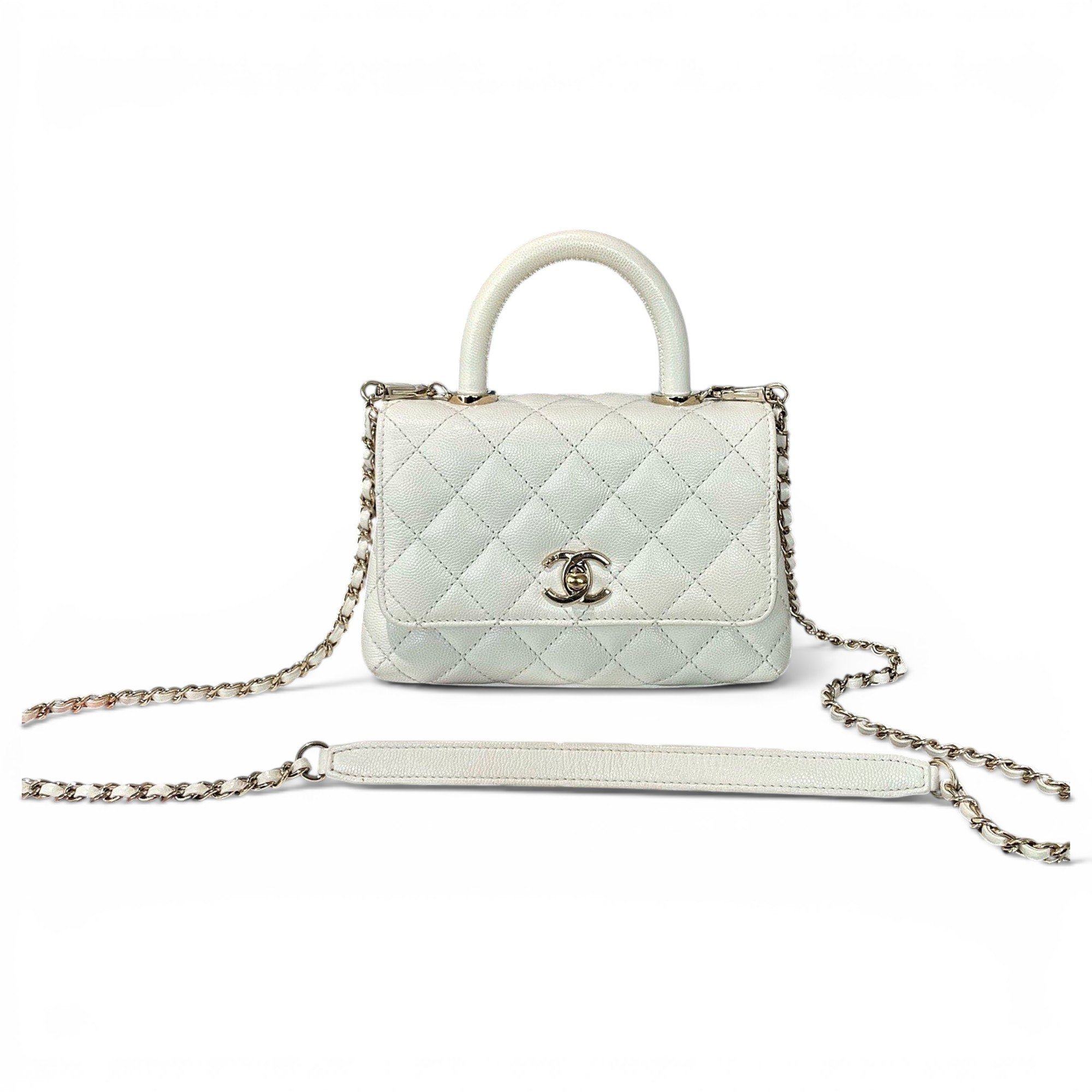 Coco Handle leather handbag