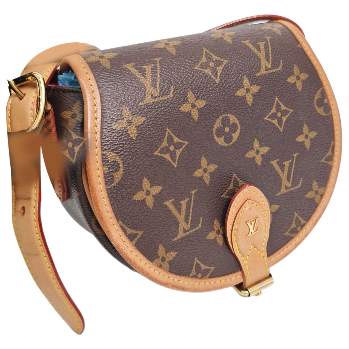 Tambourin leather handbag