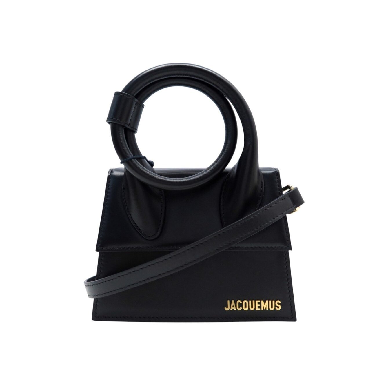 Le Chiquito Noeud leather crossbody bag