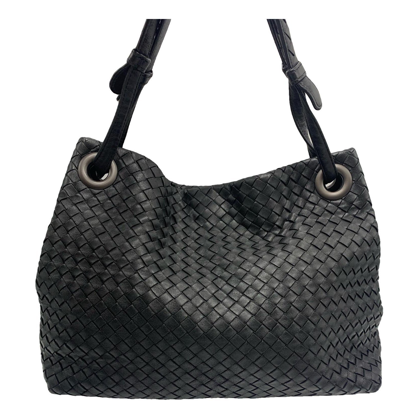 Parachute leather handbag