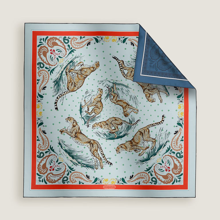 Guepards Bandana double face scarf 90