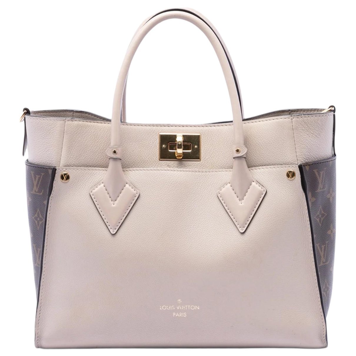 On My Side leather satchel