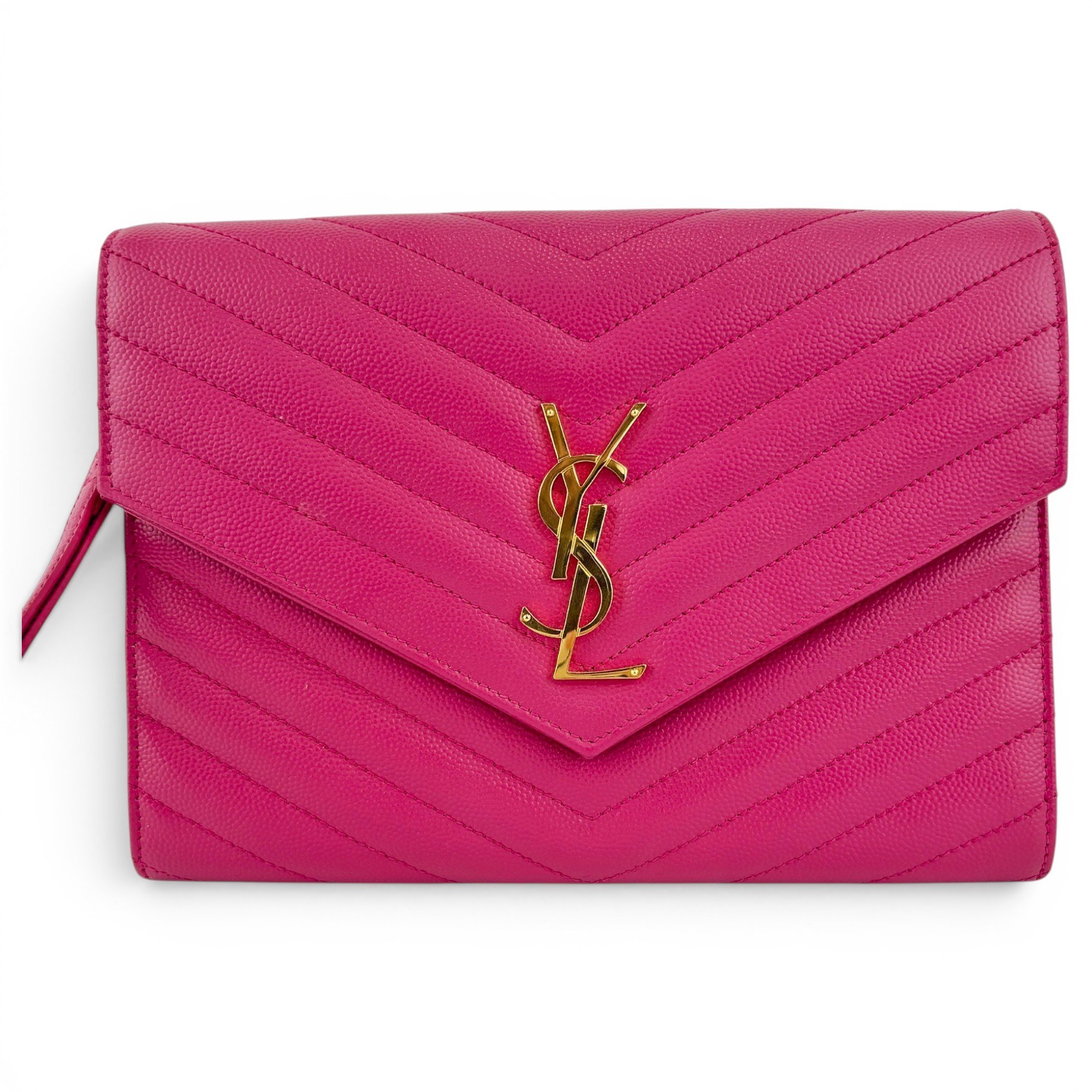Cassandre leather clutch bag