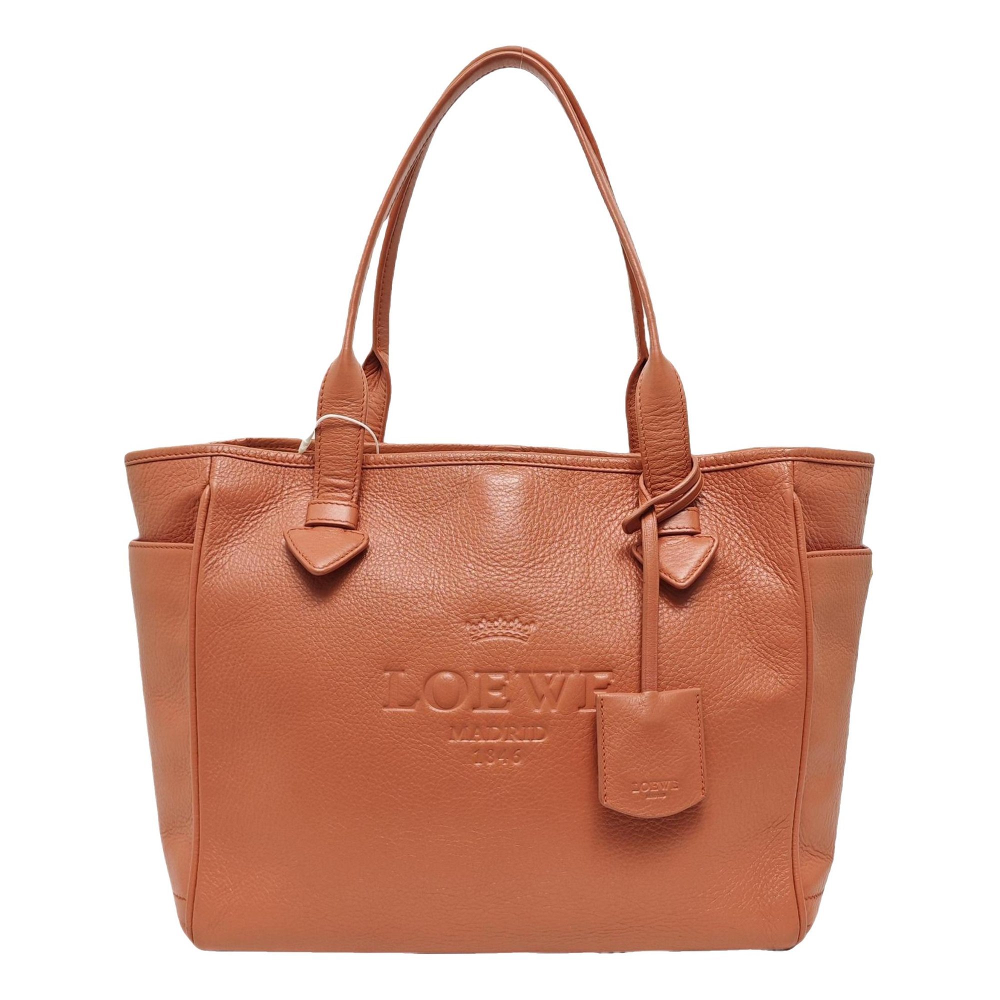 T Shopper leather handbag
