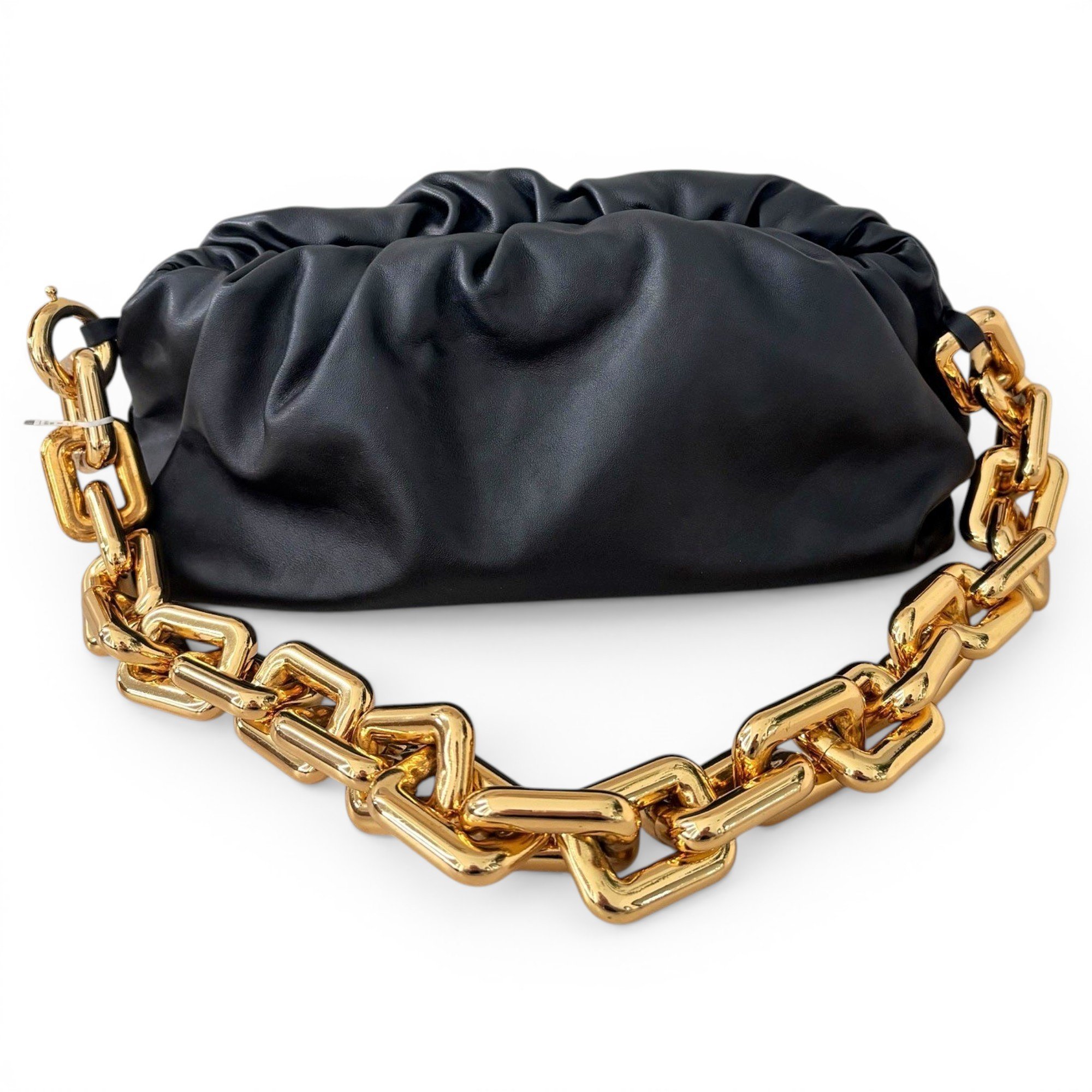 Chain Pouch leather handbag