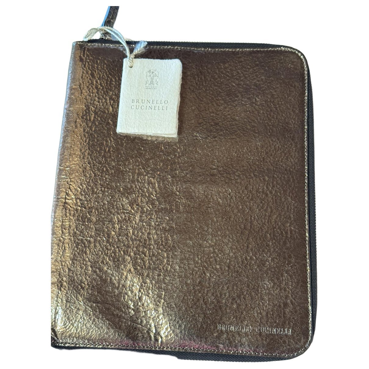 Brunello Cucinelli Patent leather clutch bag