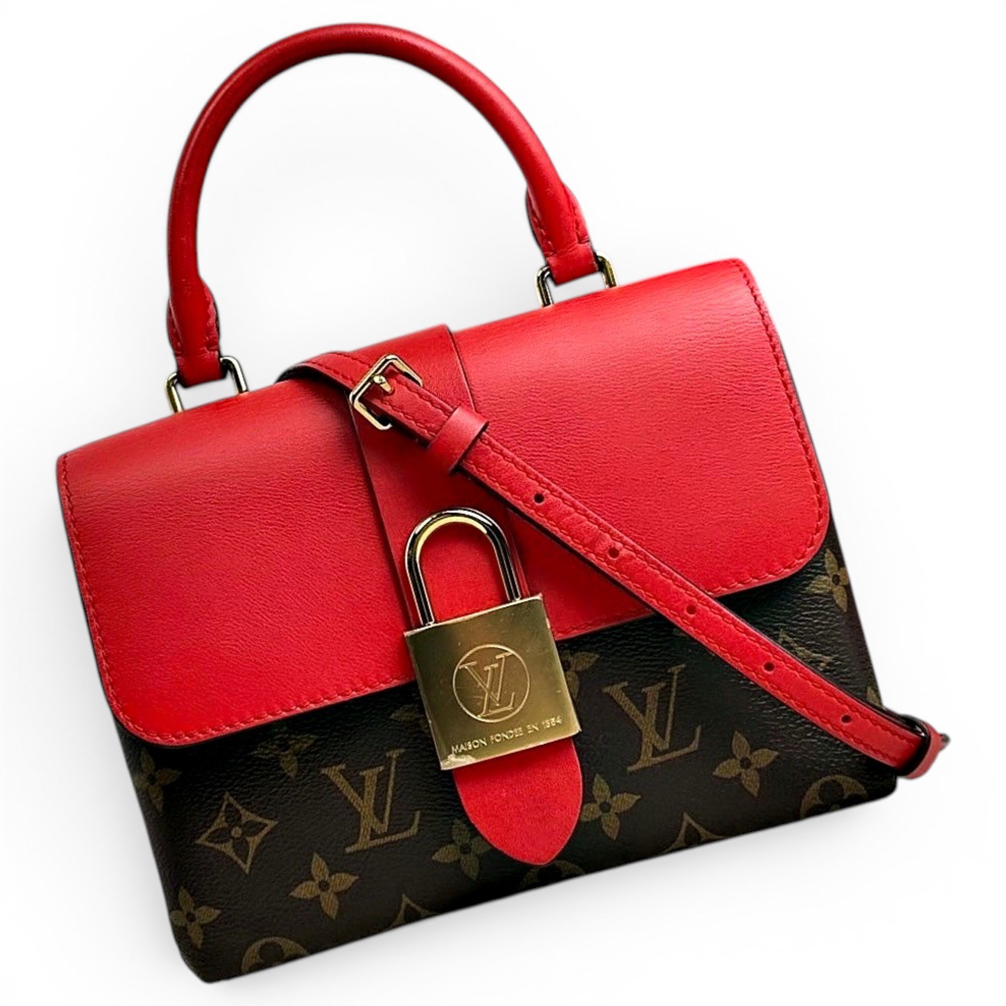 Louis Vuitton Locky BB leather handbag