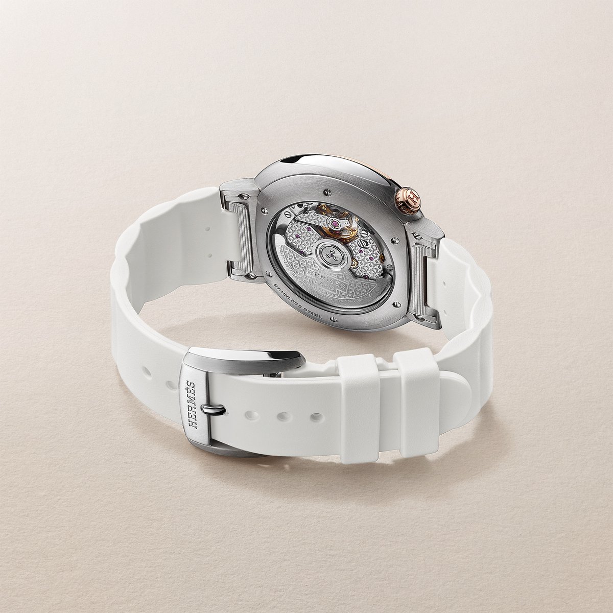 Sans Coloris Hermès Cut Watch, Large Model, 36 mm