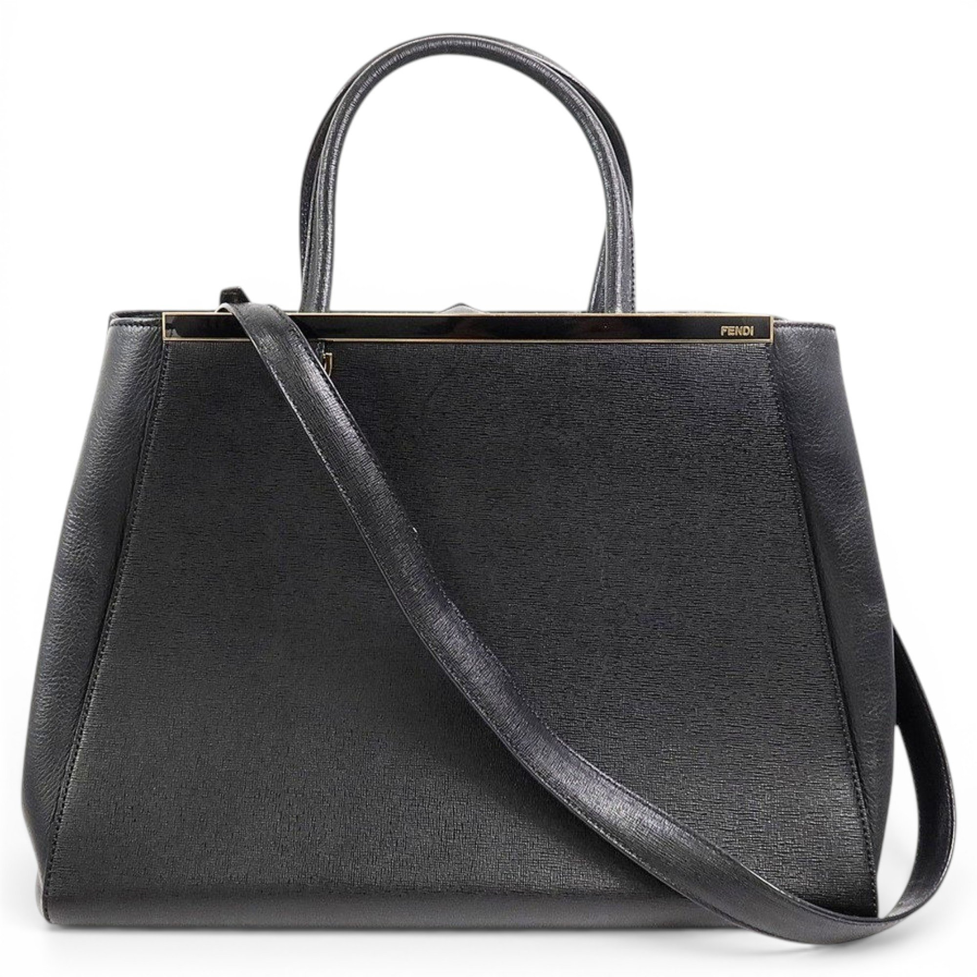 Peekaboo leather handbag