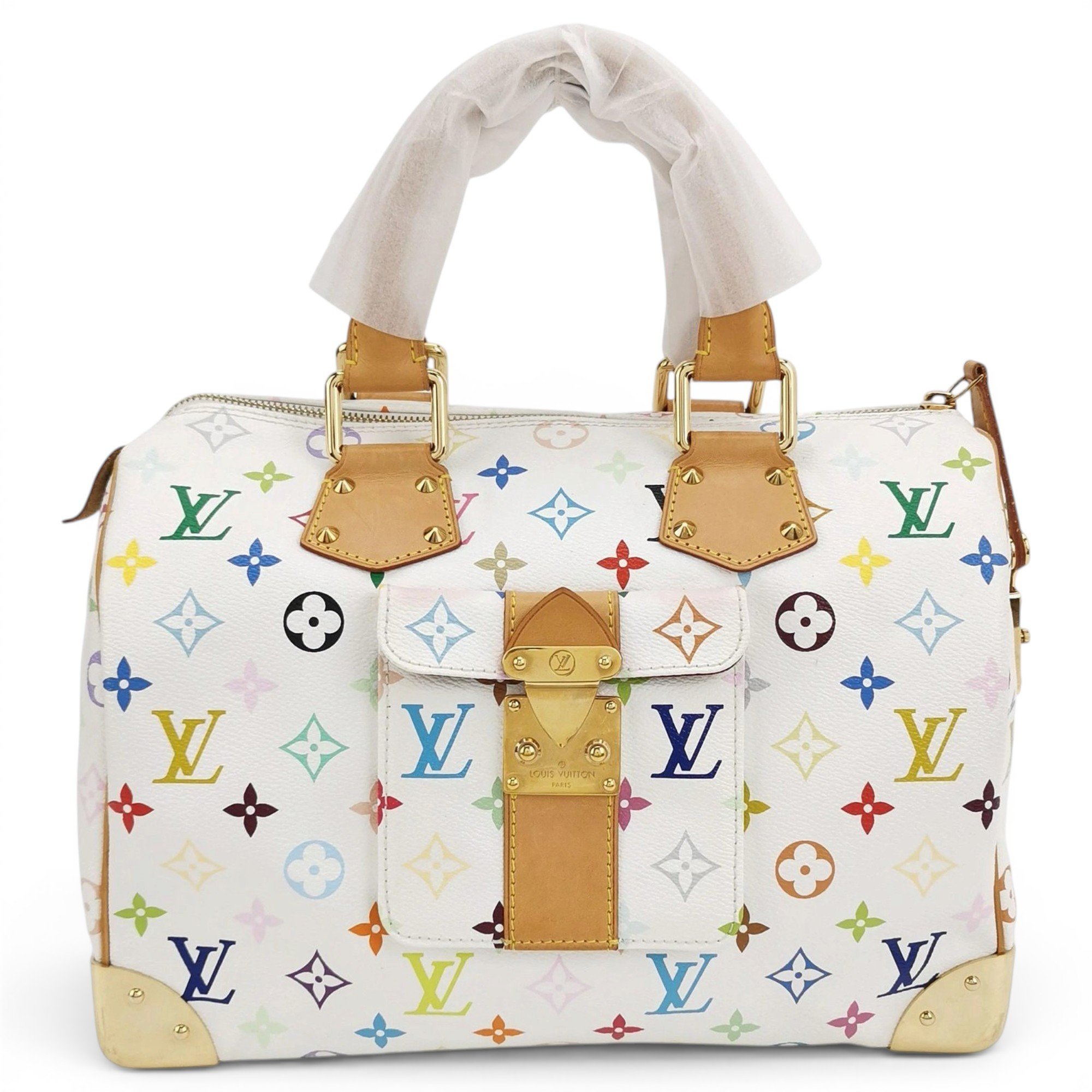 Speedy leather handbag