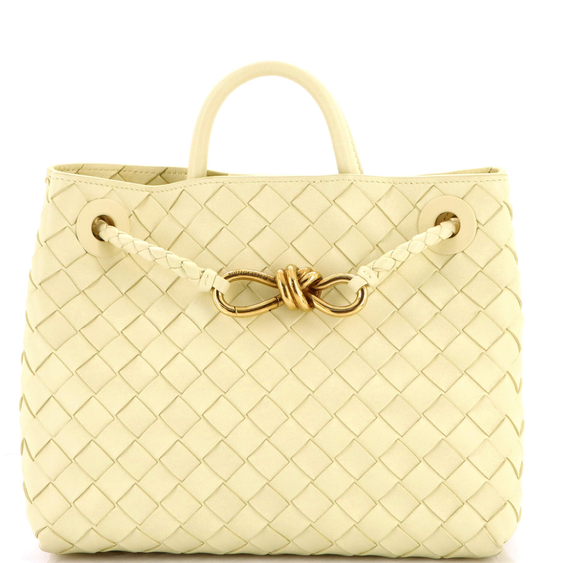 Andiamo Top Handle Bag Intrecciato Nappa Small