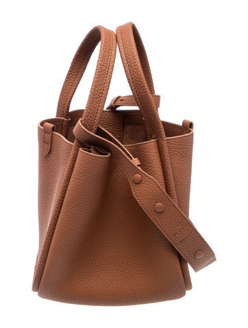 Leather Top Handle Bag