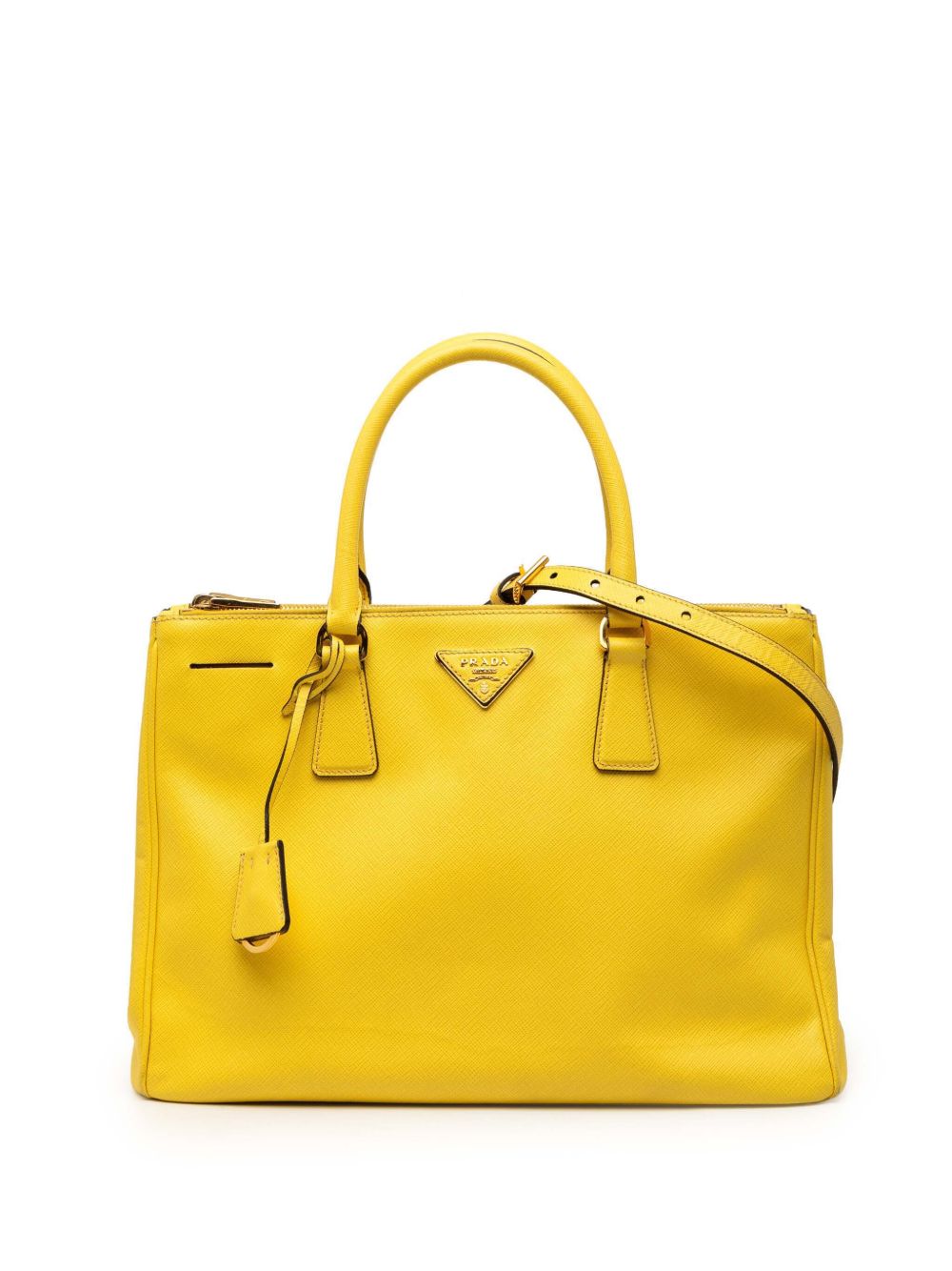 2010-2025 Medium Saffiano Lux Galleria Double Zip satchel