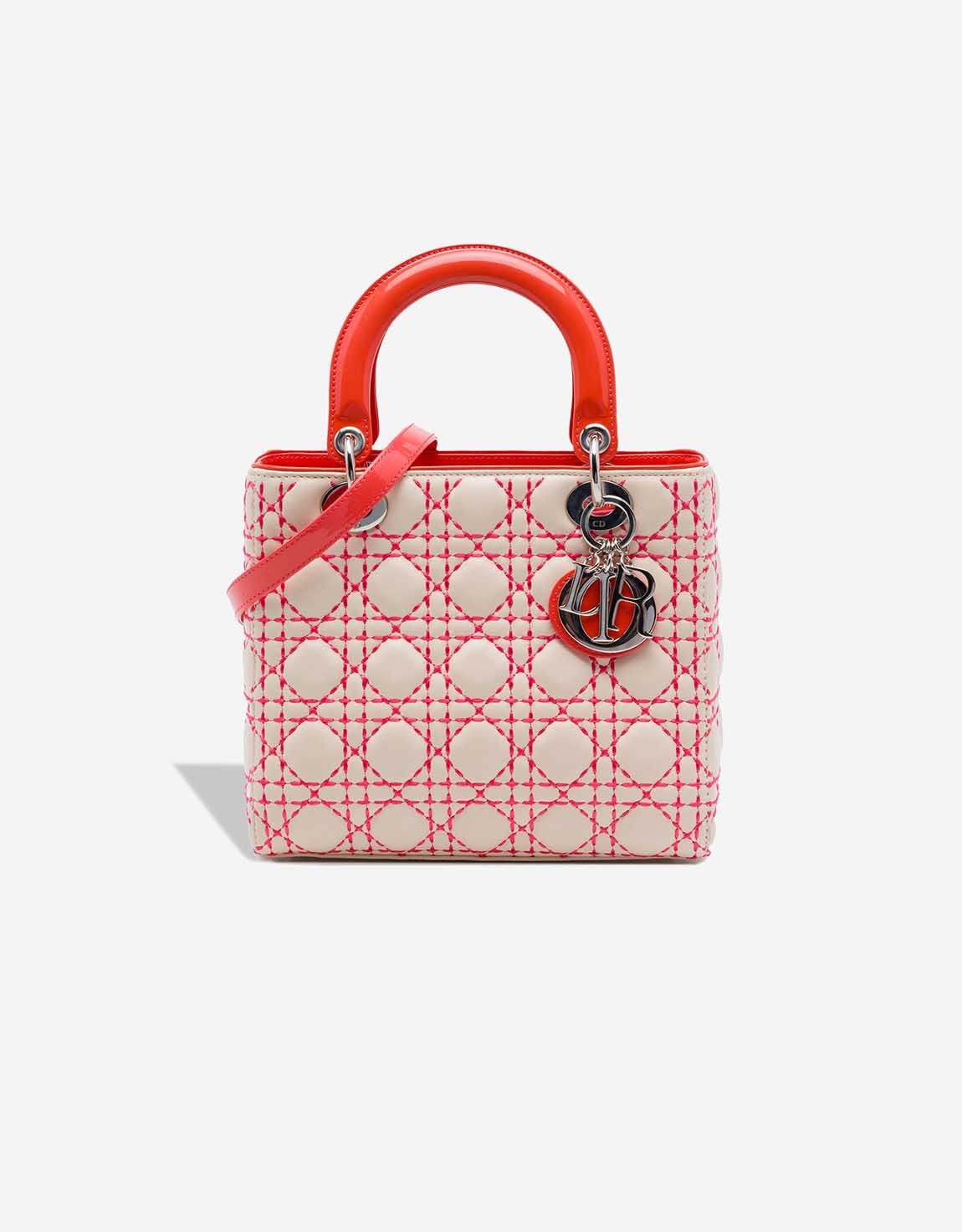 
		Lady Medium Lamb Beige / Red    