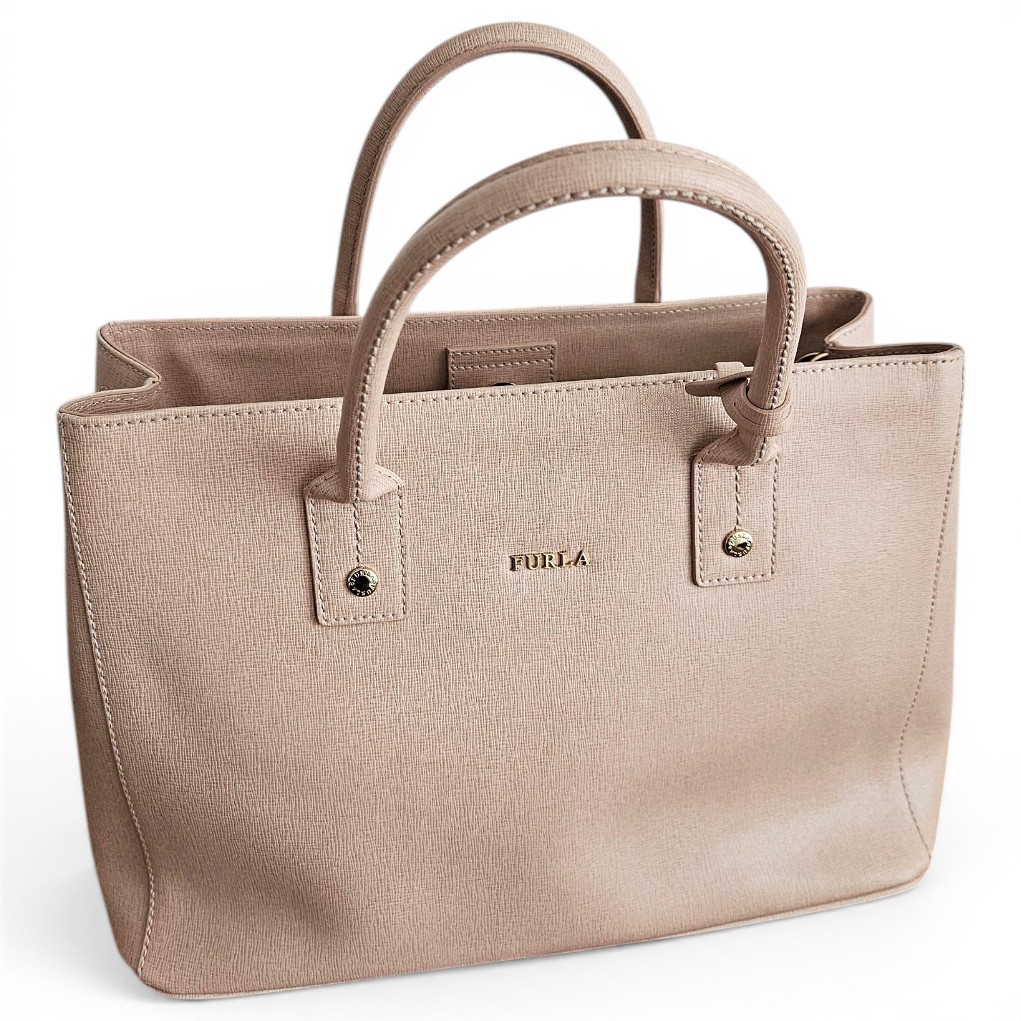 Leather tote