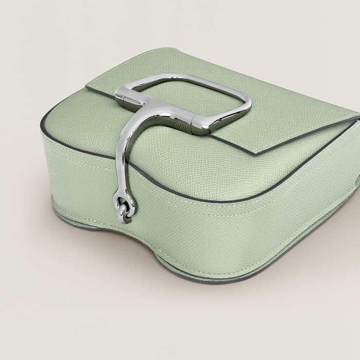 氣泡綠 Hermès Della Cavalleria迷你肩背包