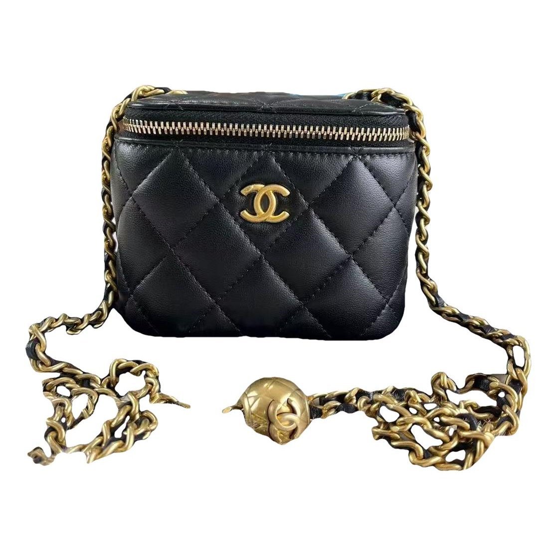 Trendy CC Vanity leather handbag