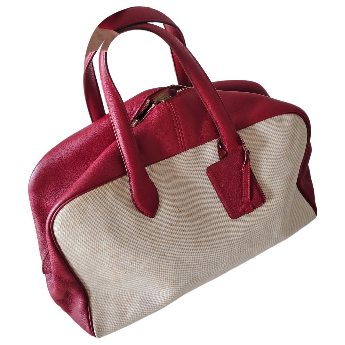 Leather travel bag