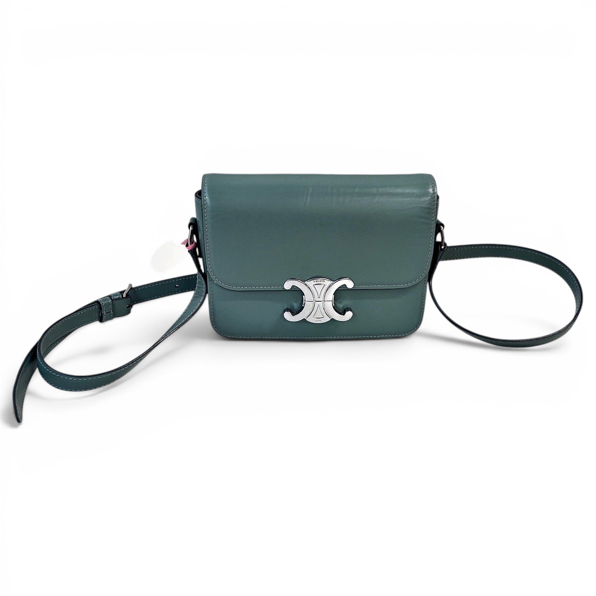 Triomphe leather handbag