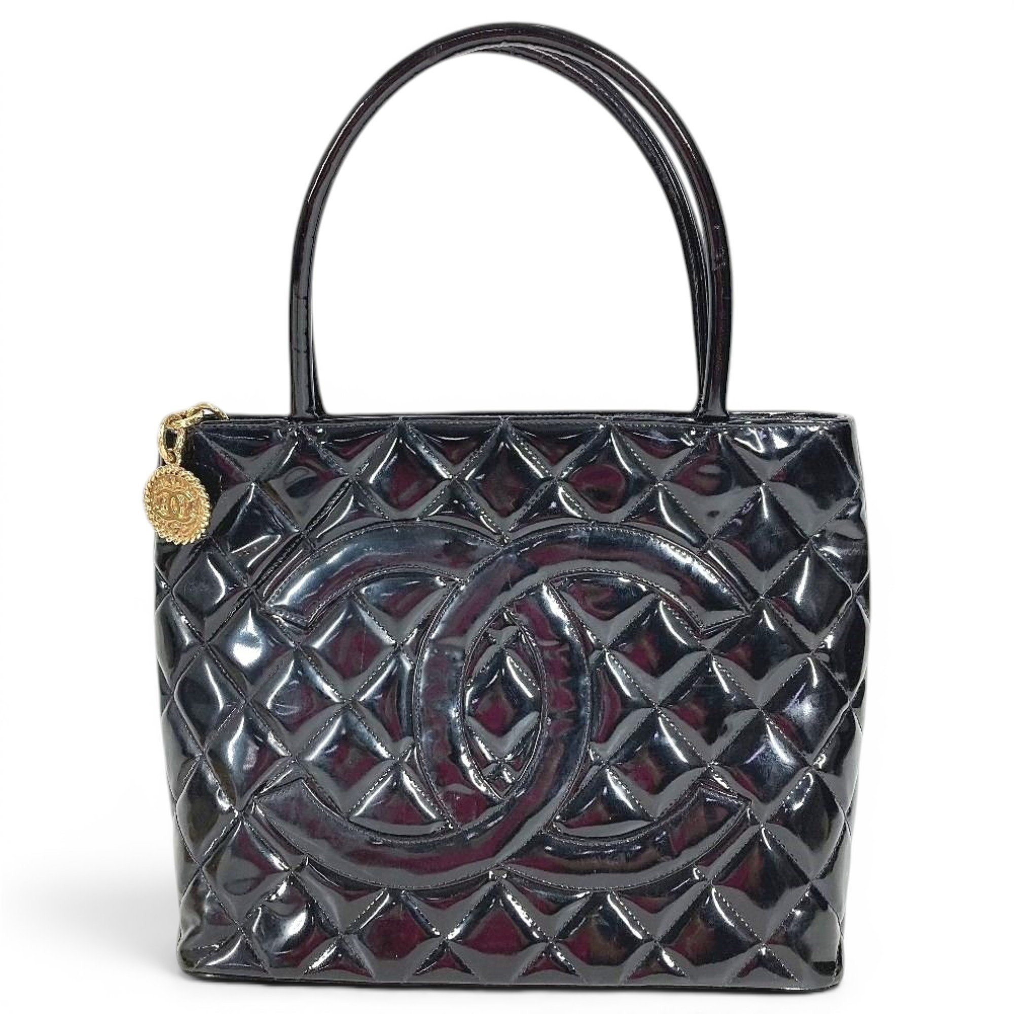 2.55 patent leather tote