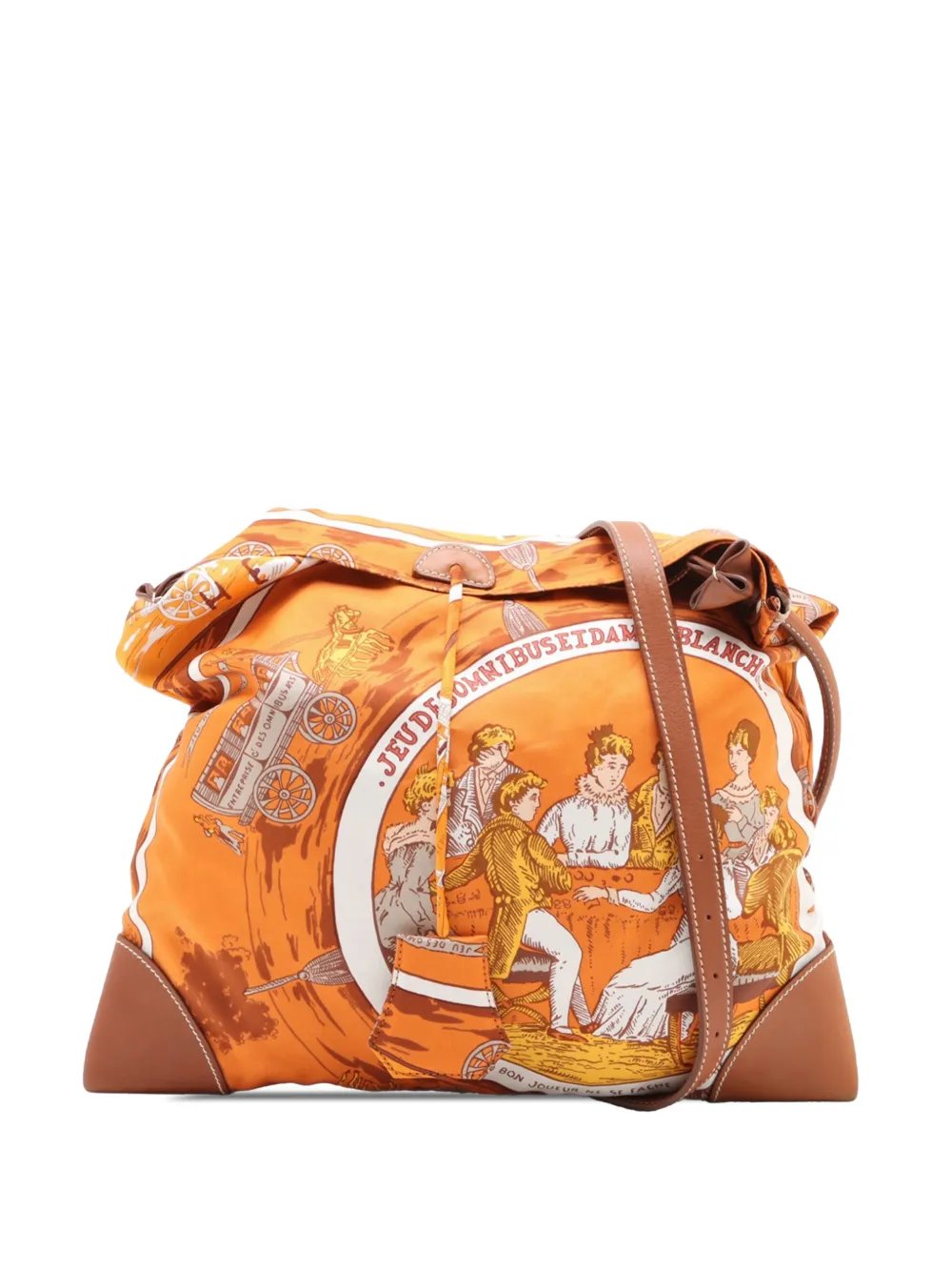 2008 Silk and Barenia Jeu des Omnibus et des Dames Blanches Silky City PM crossbody bag