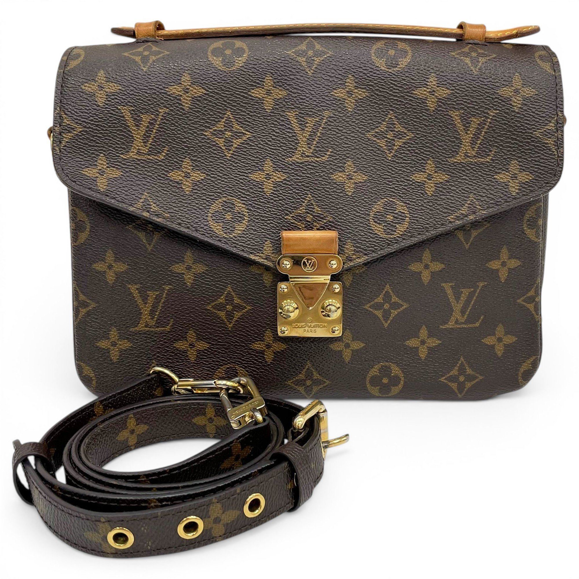 Metis leather handbag