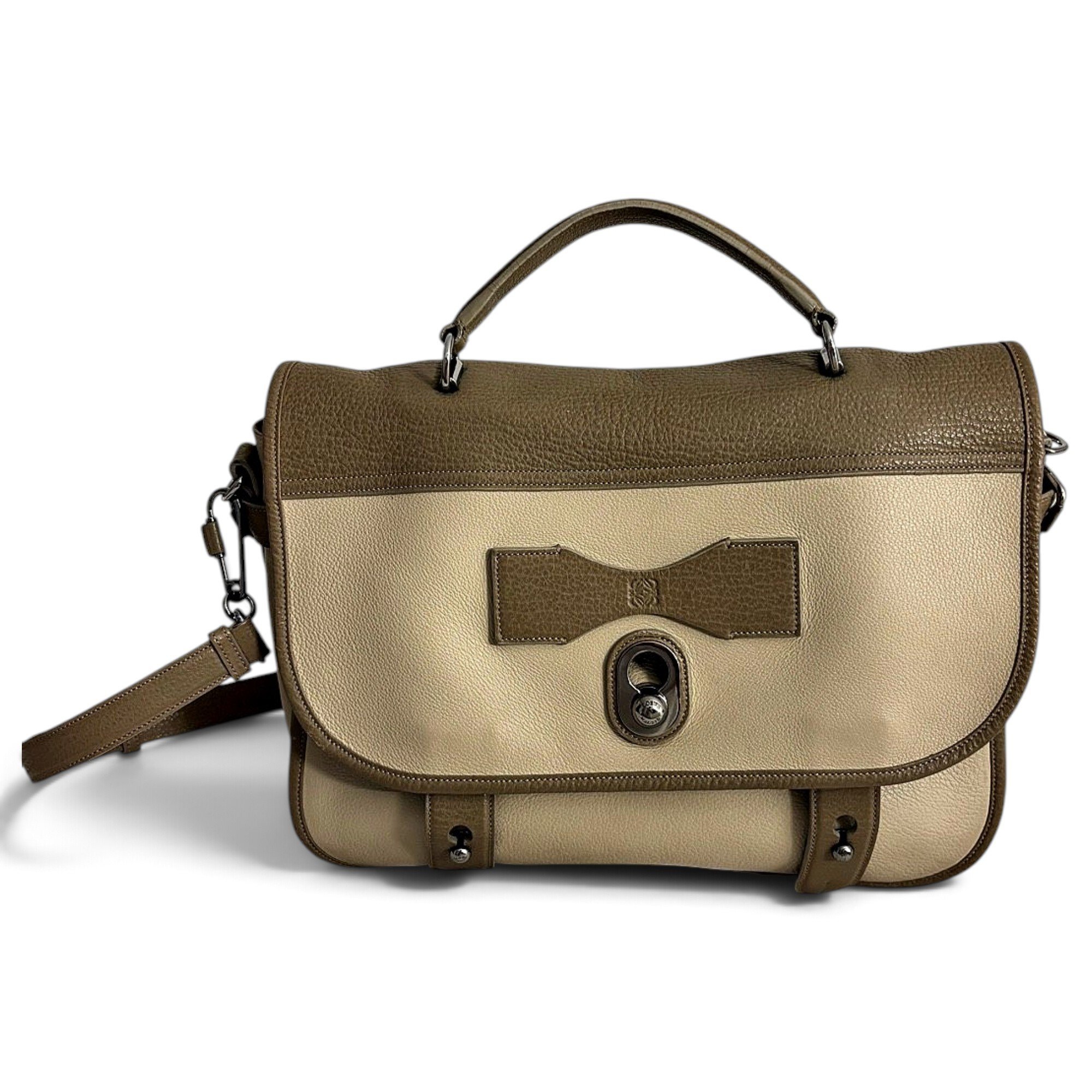Leather handbag