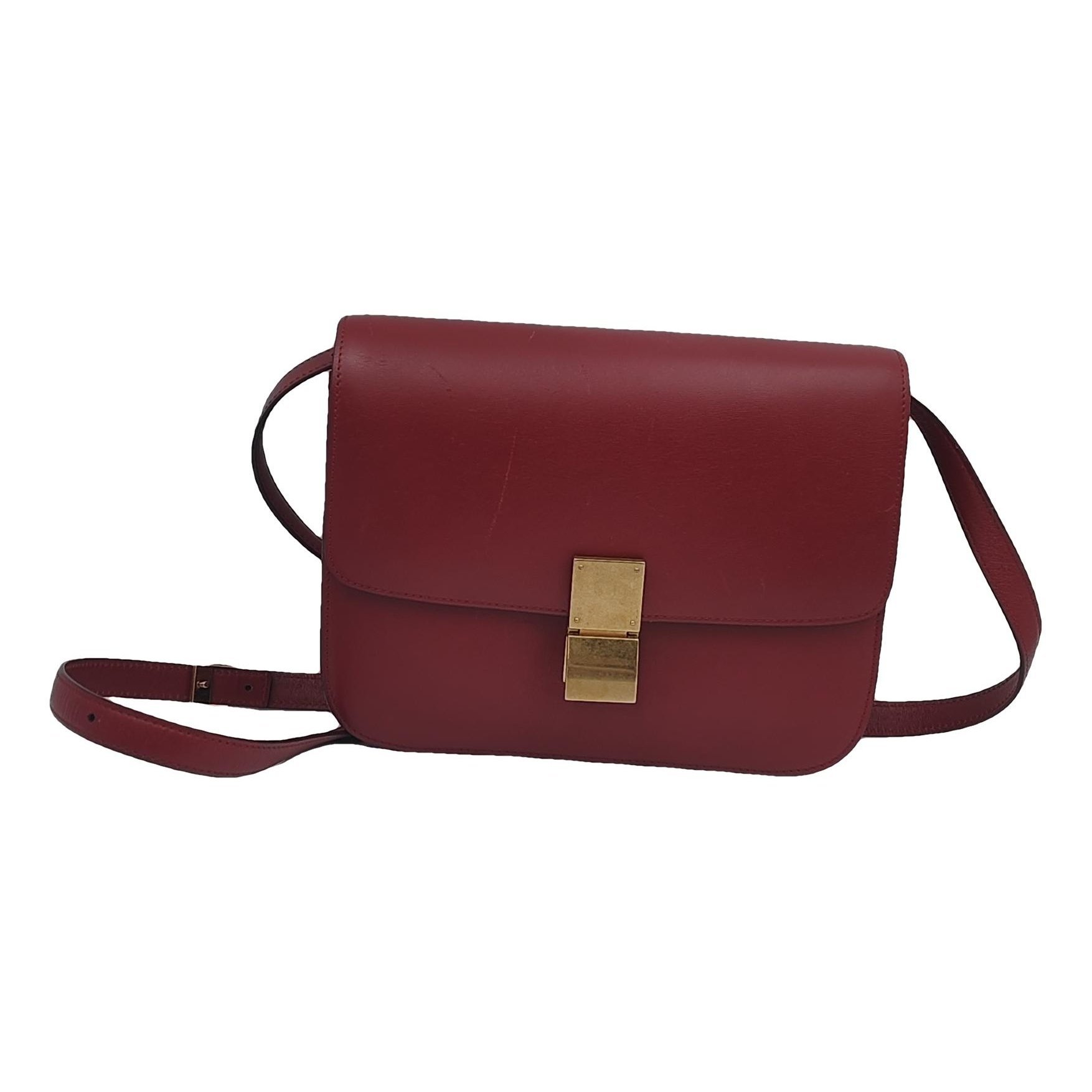 Classic leather crossbody bag