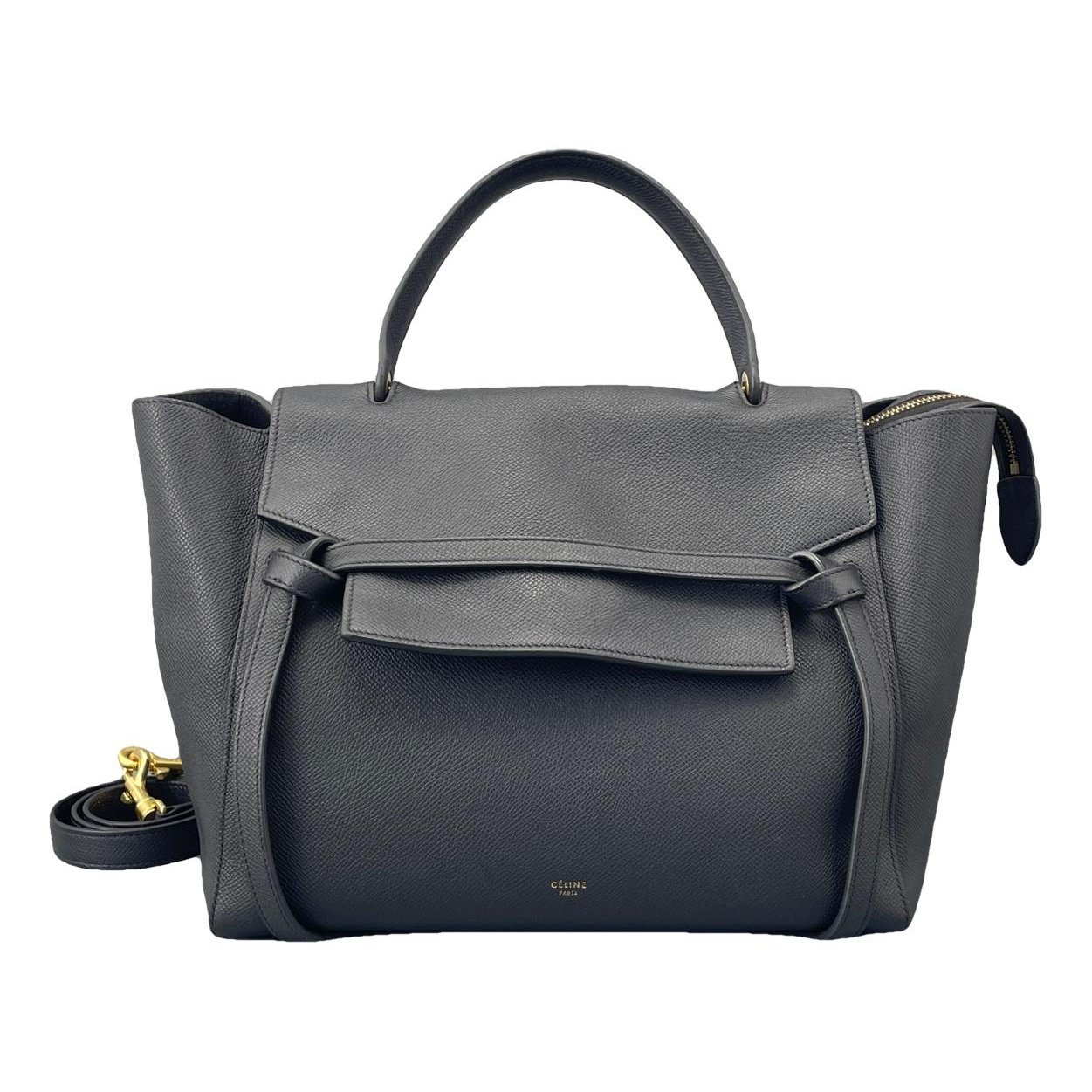 Belt leather handbag