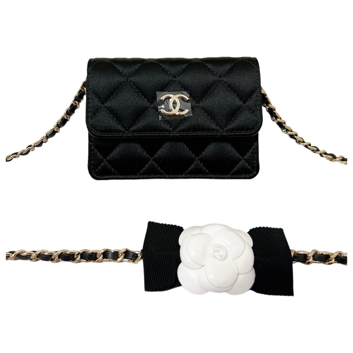Wallet On Chain Timeless/Classique leather handbag