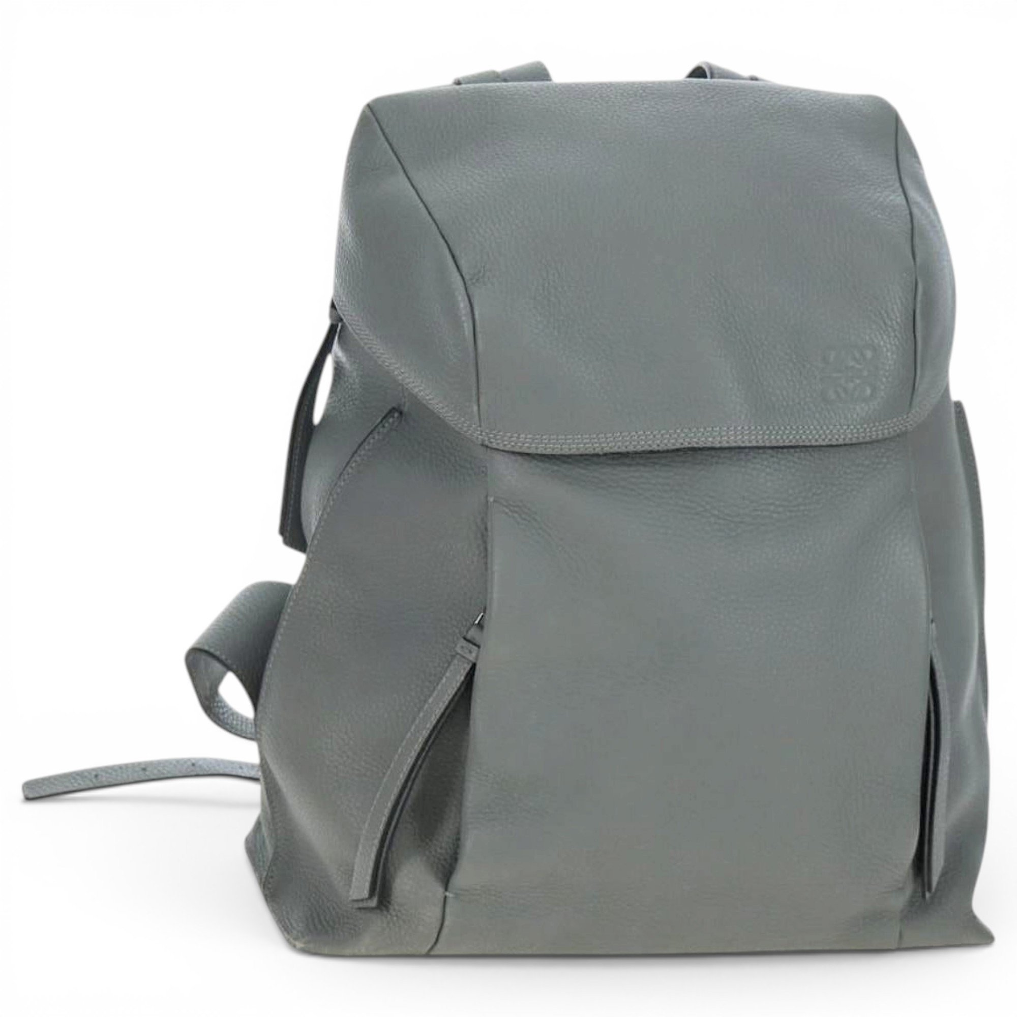 Leather backpack