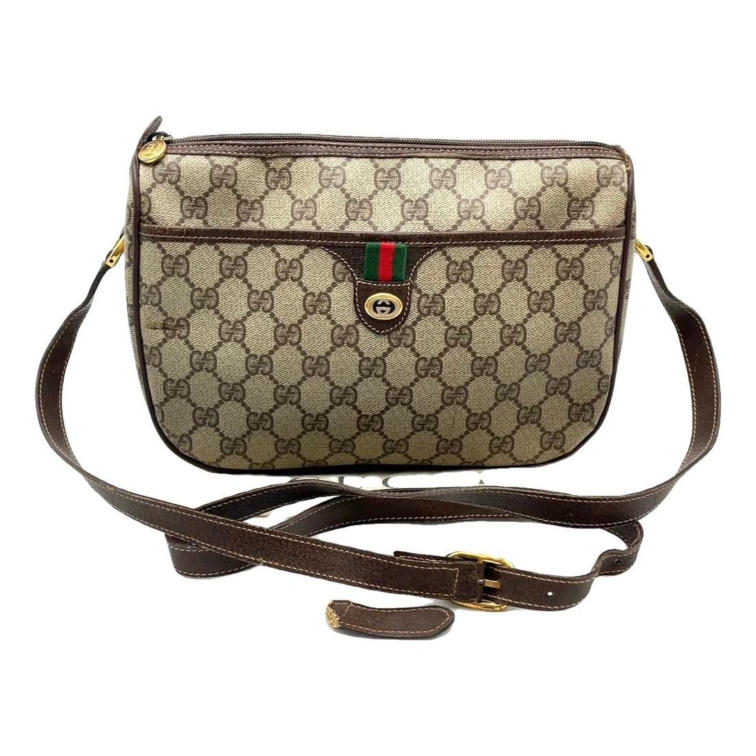 Ophidia GG leather crossbody bag
