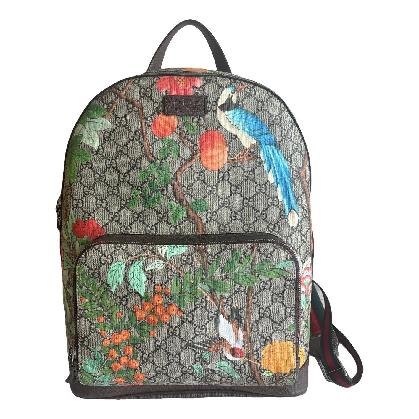 Leather backpack