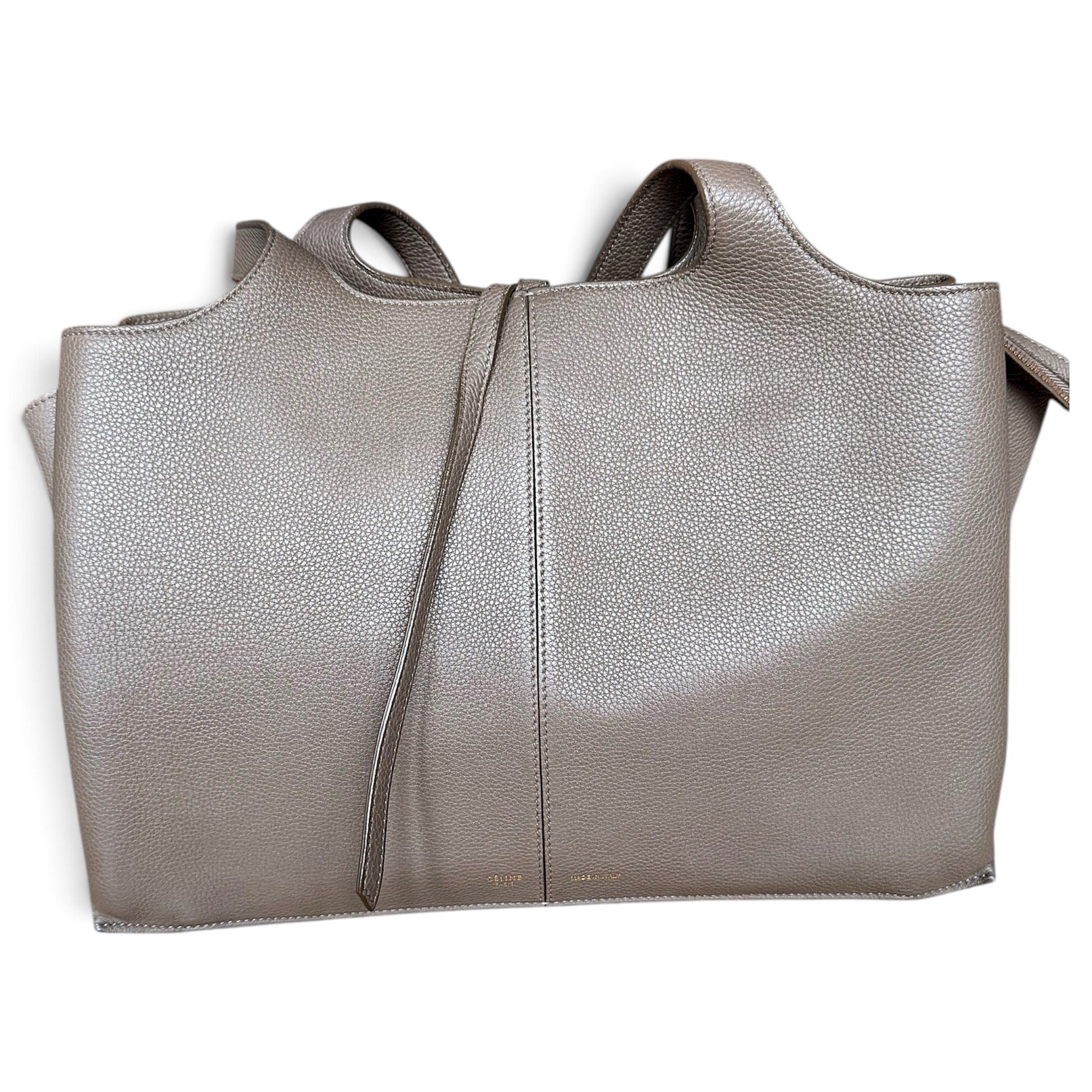 Leather tote