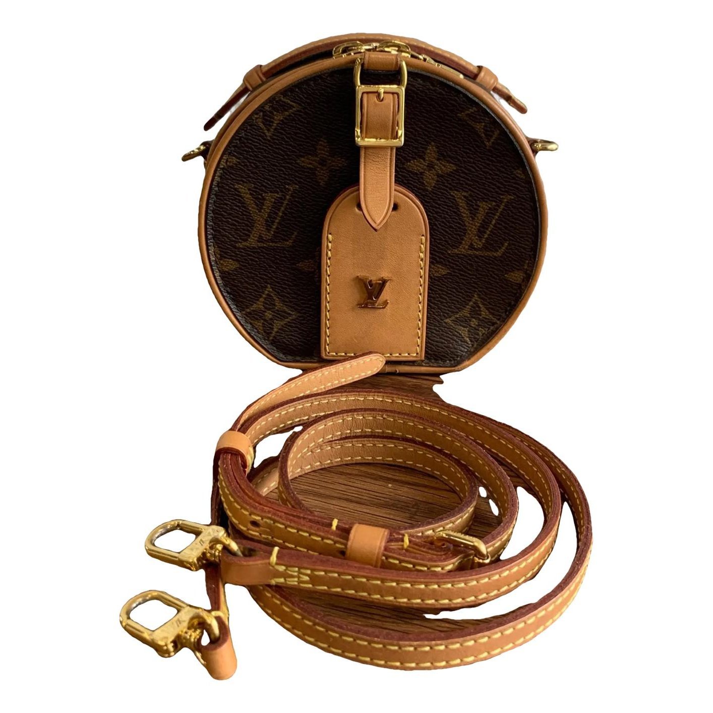 Boîte chapeau souple leather crossbody bag