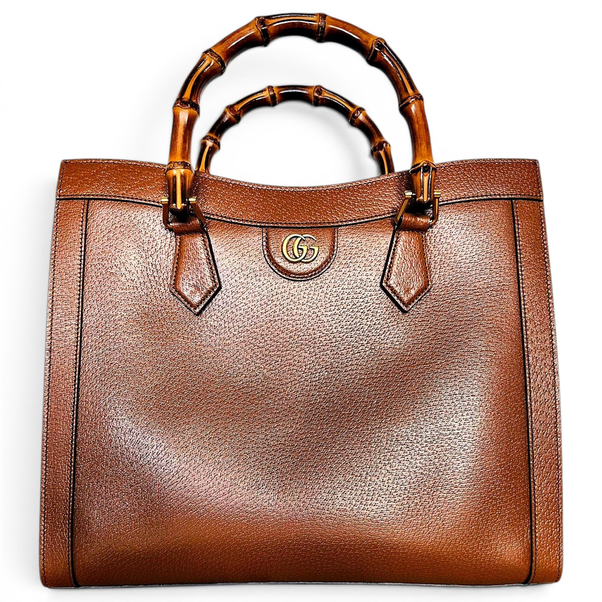 Diana Bamboo leather tote