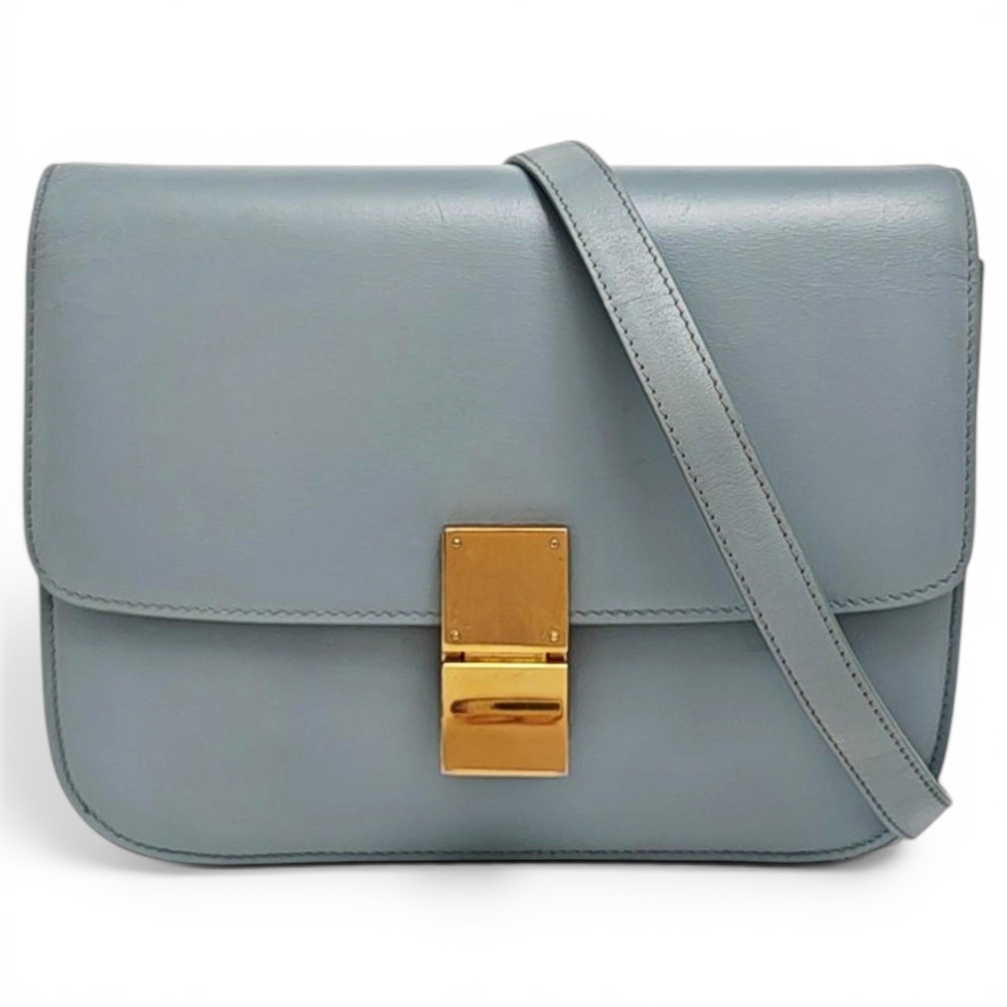 Classic leather crossbody bag