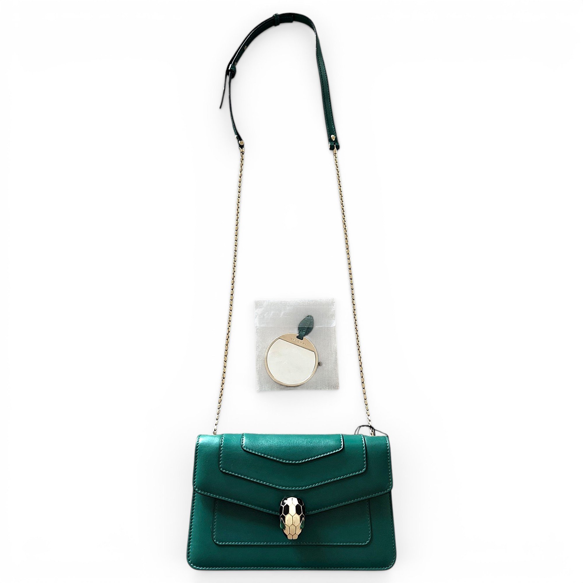 Serpenti leather crossbody bag
